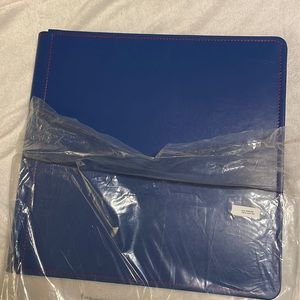 NIP Creative Memories NEW PicFolio Max Album Blue w/ Red Scrapbook for scrapbook